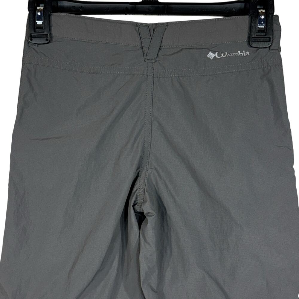 Columbia Youth Boys Small (8) Convertible Pants Omni-Shield Pocket Zip-Fly Gray - Picture 5 of 13